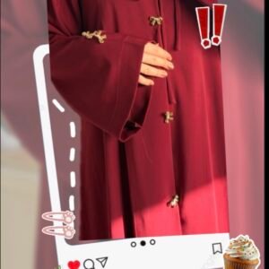 Burgendy Abaya🍒